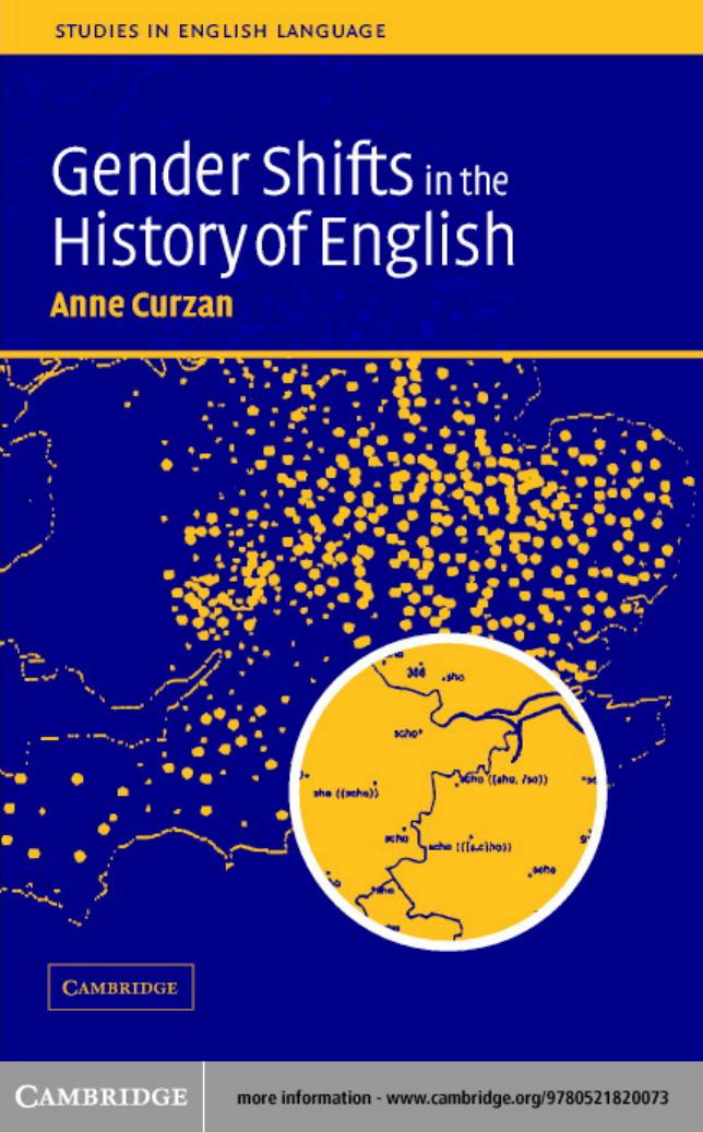 Gender Shifts in the History of English (Studies in English Language) by Anne Curzan