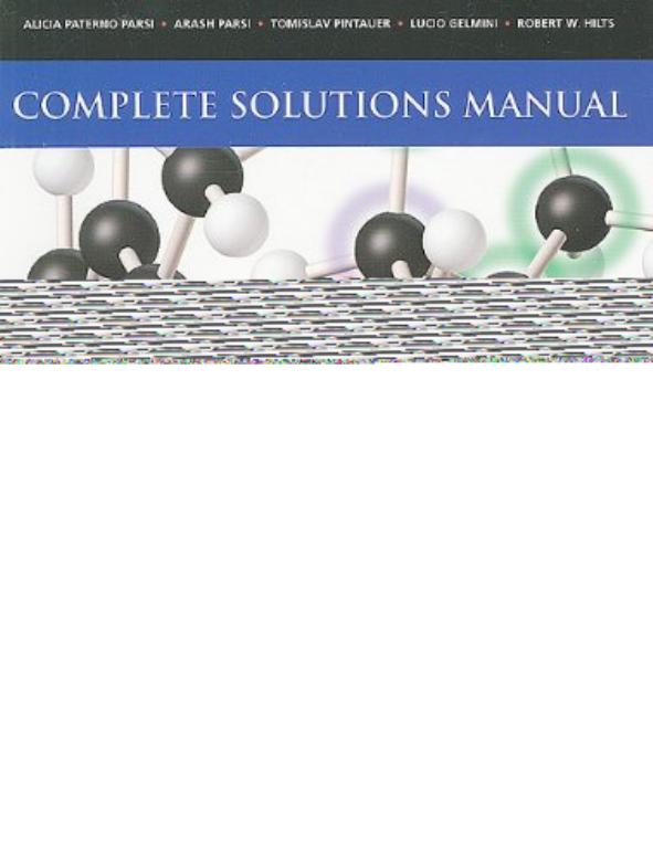 General Chemistry 10th Edition c2011 complete solutions manual by Ralph H. Petrucci et al