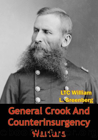 General Crook And Counterinsurgency Warfare by LTC William L. Greenberg