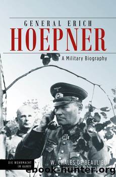 General Erich Hoepner by W. Chales de Beaulieu Linden Lyons