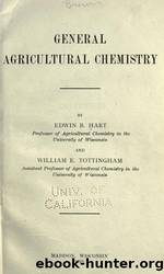 General agricultural chemistry by University of California Libraries