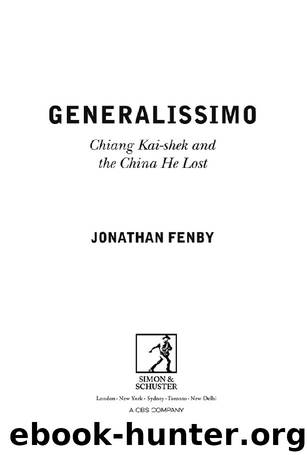 Generalissimo by Jonathan Fenby
