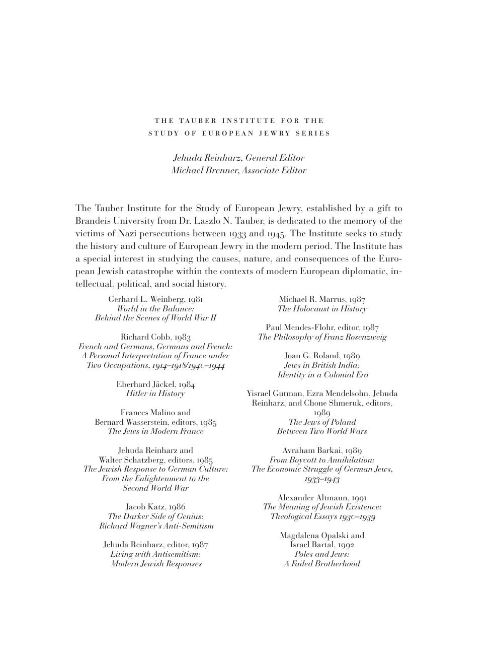 Generation Exodus: The Fate of Young Jewish Refugees from Nazi Germany by Walter Laqueur