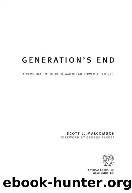 Generation's End by Scott L. Malcomson
