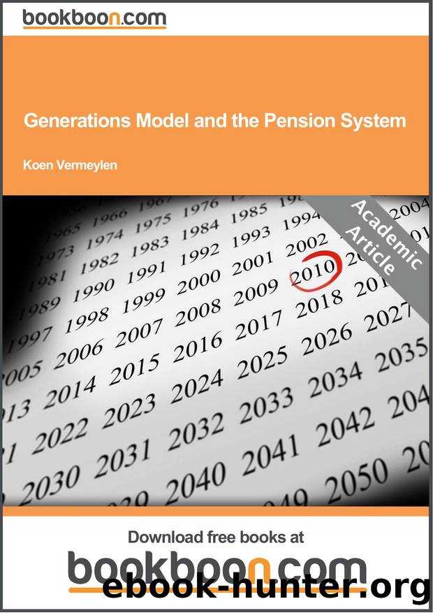 Generations Model and the Pension System by Bookboon.com
