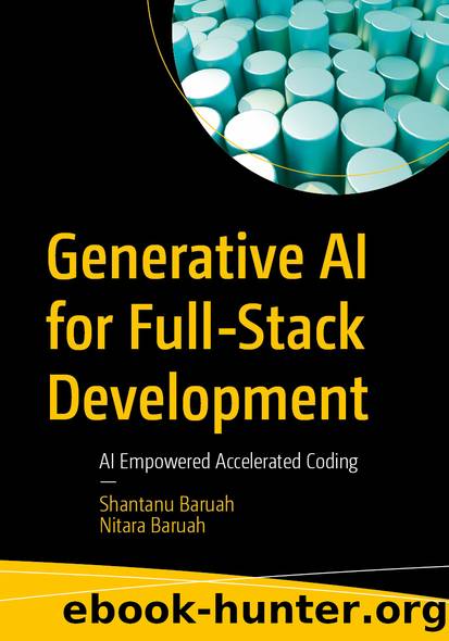 Generative AI for Full-Stack Development by Shantanu Baruah