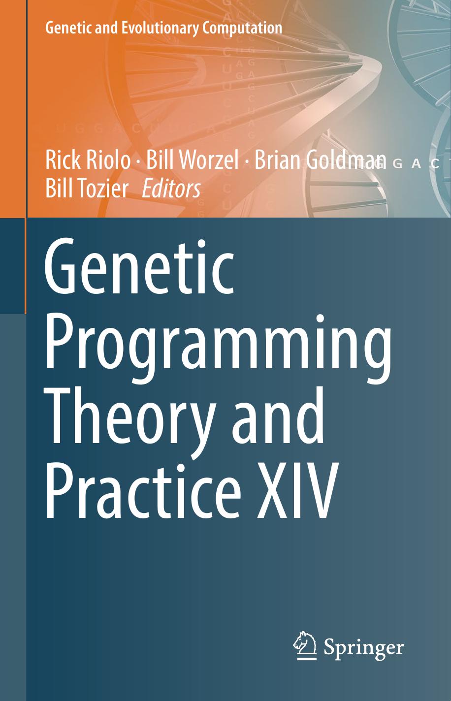 Genetic Programming Theory and Practice XIV by Unknow
