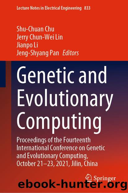 Genetic and Evolutionary Computing by Unknown