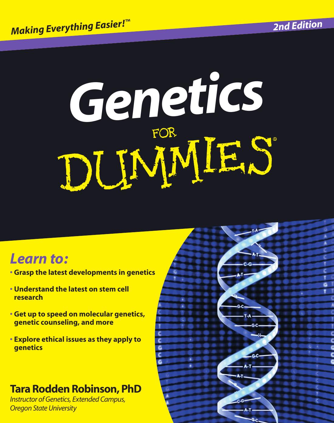 Genetics for dummies by Tara Rodden Robinson