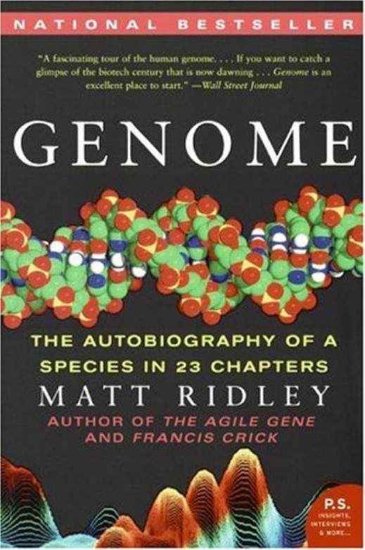 Genome by The Autobiography of a Species in 23 Chapters (2000) by Matt Ridley