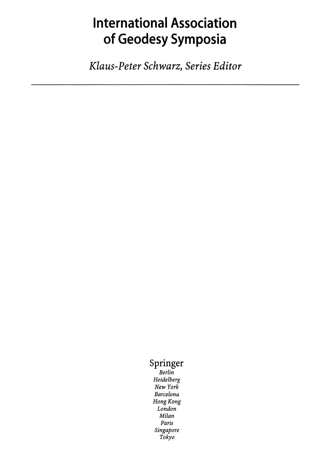 Geodesy Beyond 2000: The Challenges of the First Decade IAG General Assembly Birmingham, July 19â30, 1999 by unknow