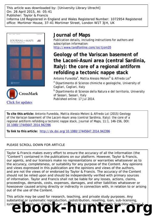 Geology of the Variscan basement of the Laconi-Asuni area (central Sardinia, Italy): the core of a regional antiform refolding a tectonic nappe stack by Antonio Funedda