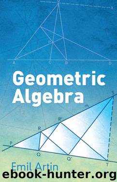 Geometric Algebra (Dover Books on Mathematics) by Emil Artin