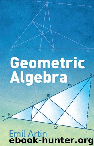 Geometric Algebra by Emil Artin