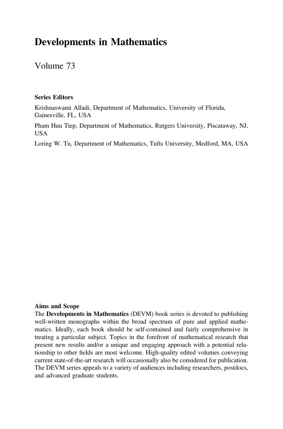 Geometric Harmonic Analysis II: Function Spaces Measuring Size and Smoothness on Rough Sets by Dorina Mitrea Irina Mitrea Marius Mitrea