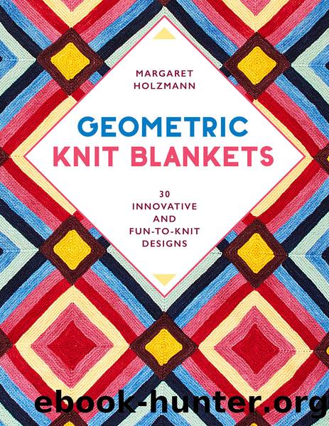 Geometric Knit Blankets by Margaret Holzmann