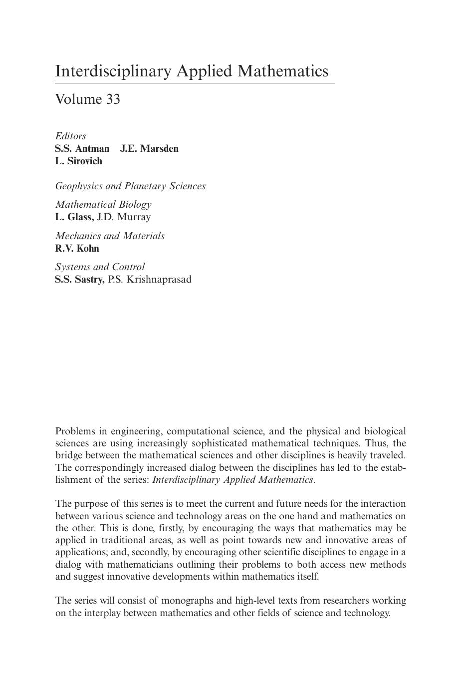 Geometry and Topology in Hamiltonian Dynamics and Statistical Mechanics by Marco Pettini (auth.)
