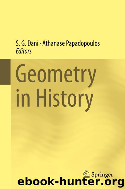 Geometry in History by S. G. Dani & Athanase Papadopoulos