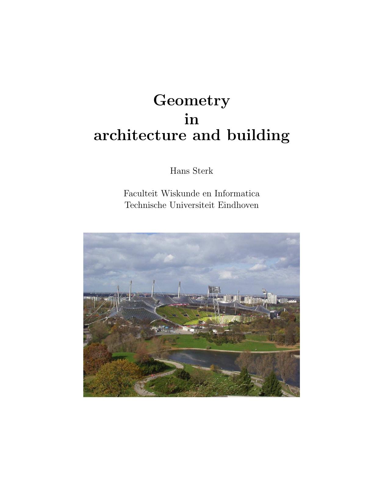 Geometry in architecture and building by Hans Sterk