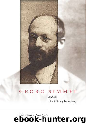 Georg Simmel and the Disciplinary Imaginary by Goodstein Elizabeth S