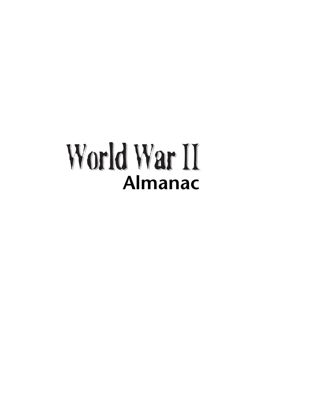 George Feldman, World War II (Vol.2) Almanac by Gale (2000)(0-7876-3832-3)(PDF) English
