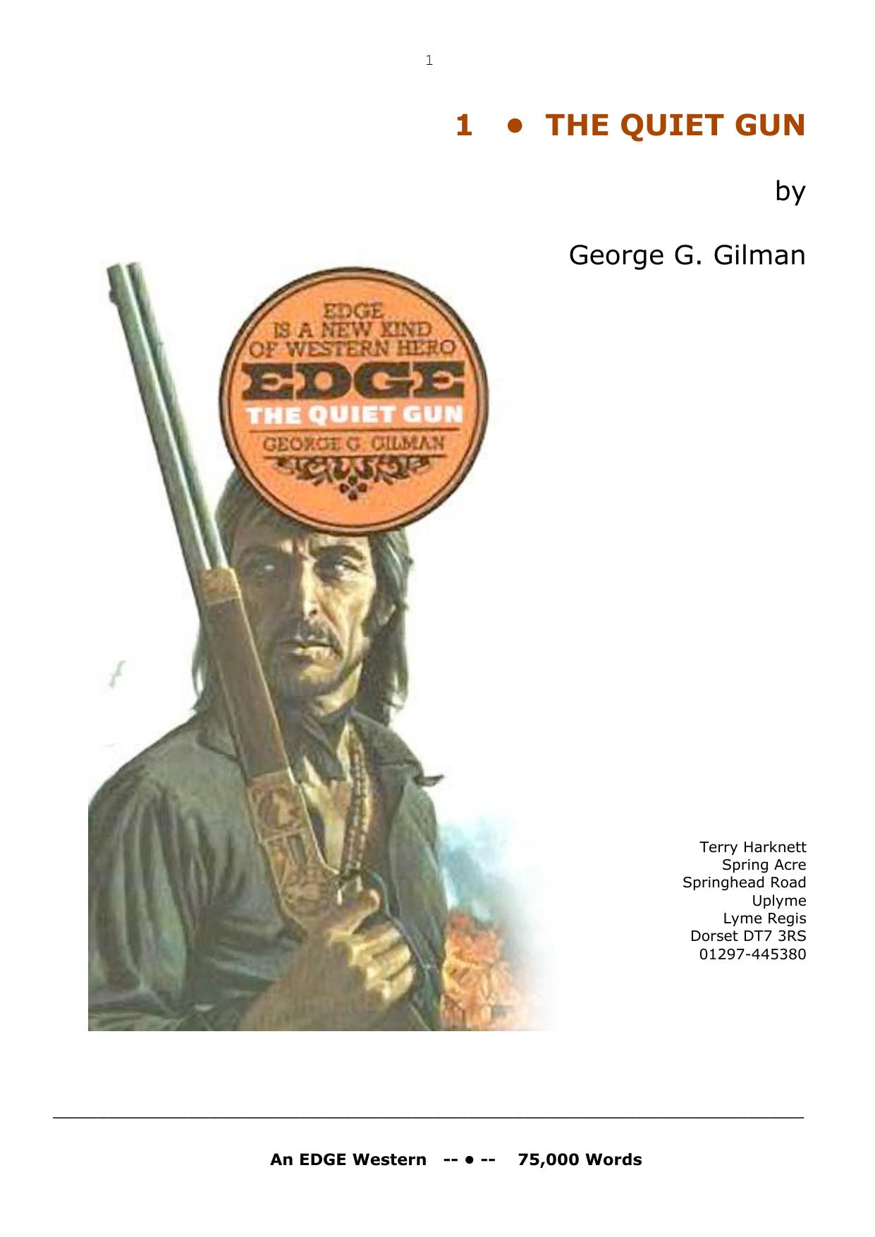 George G Gilman - [Edge - The Return 01] by The Quiet Gun (pdf)