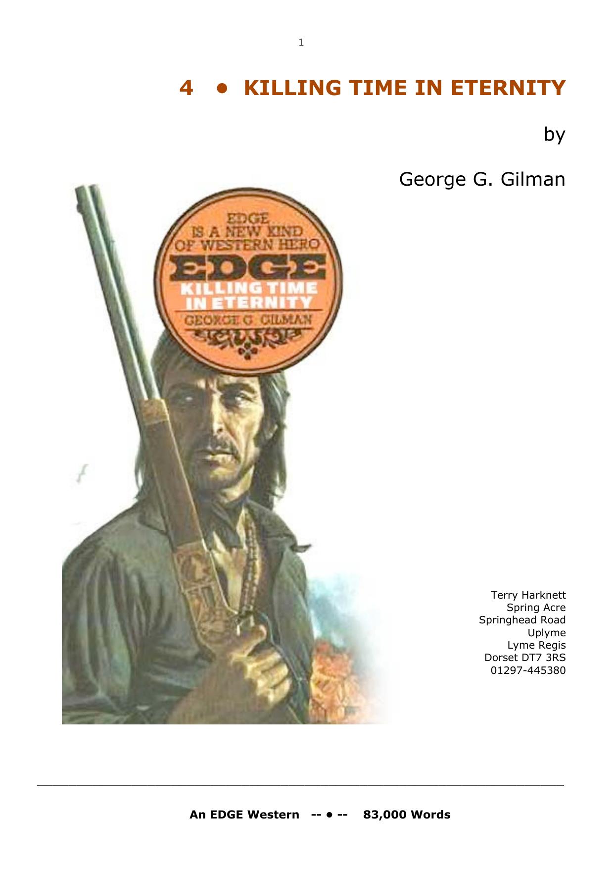 George G Gilman - [Edge - The Return 04] by Killing Time in Eternity (pdf)