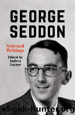 George Seddon by Gaynor Andrea;