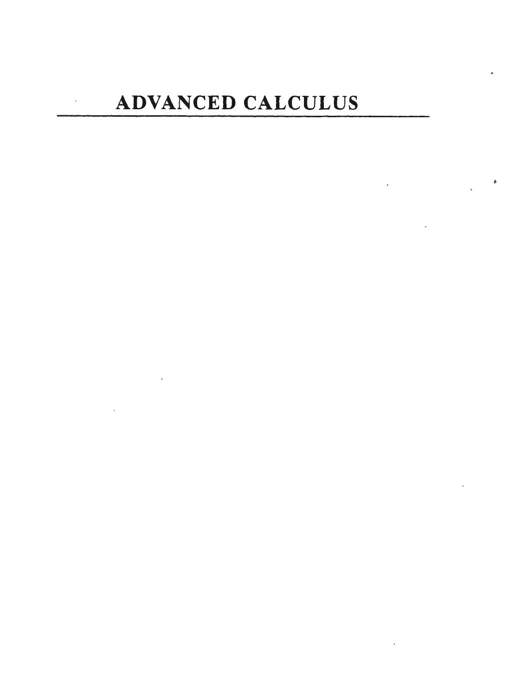 Gerald B. Folland by Advanced Calculus-Pearson (2002)