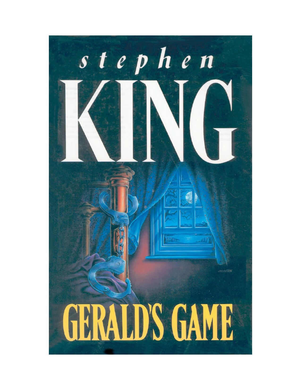 Gerald's Game by Stephen King