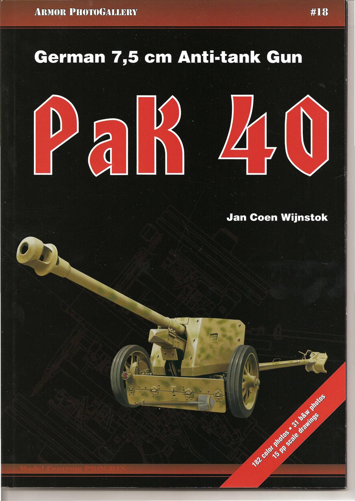 German 7,5 cm Anti-tank Gun PaK 40 by Jan Coen Wijnstock