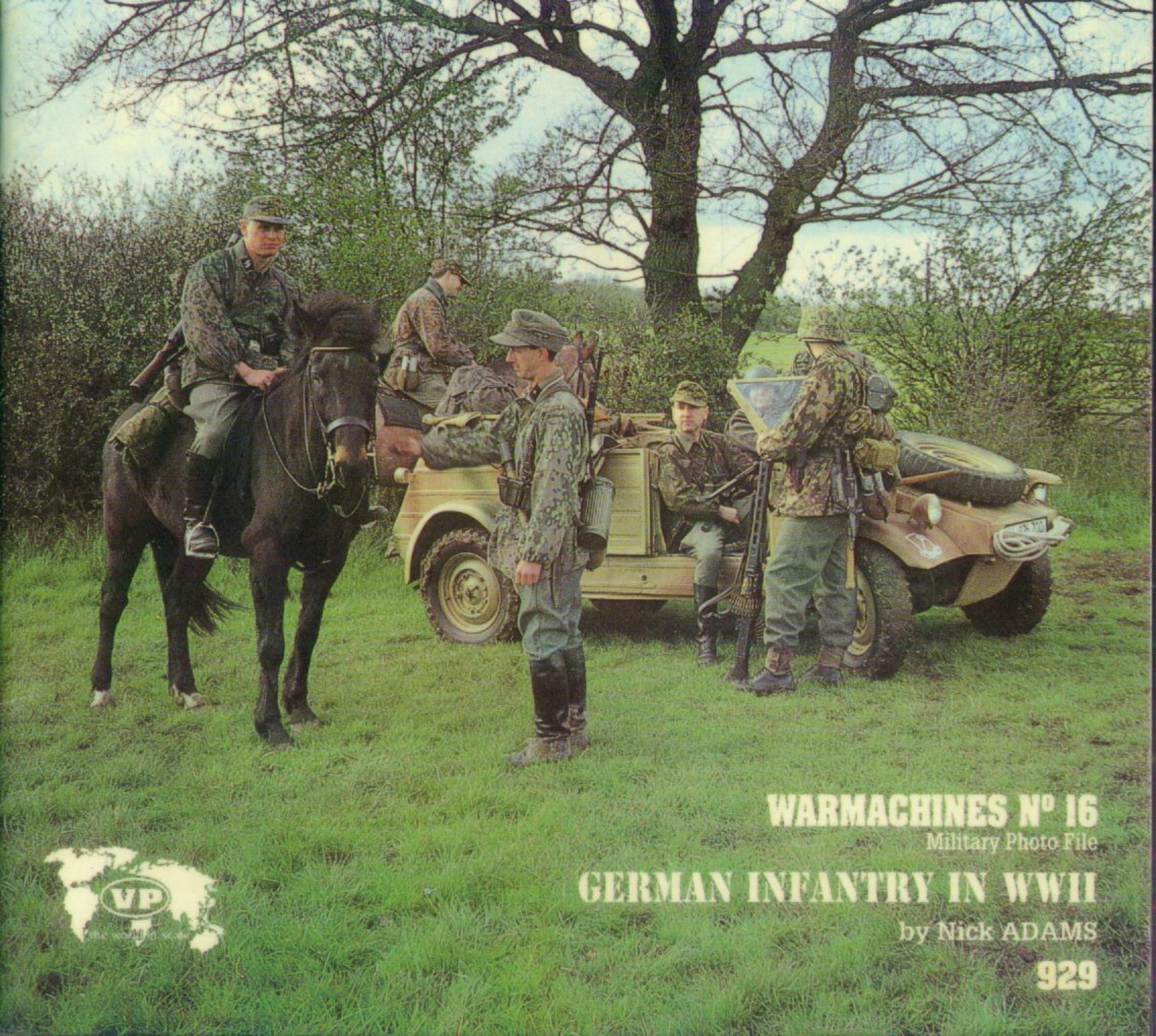 German Infantry in action, WWII by Nick Adams
