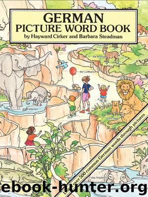 German Picture Word Book by Hayward Cirker