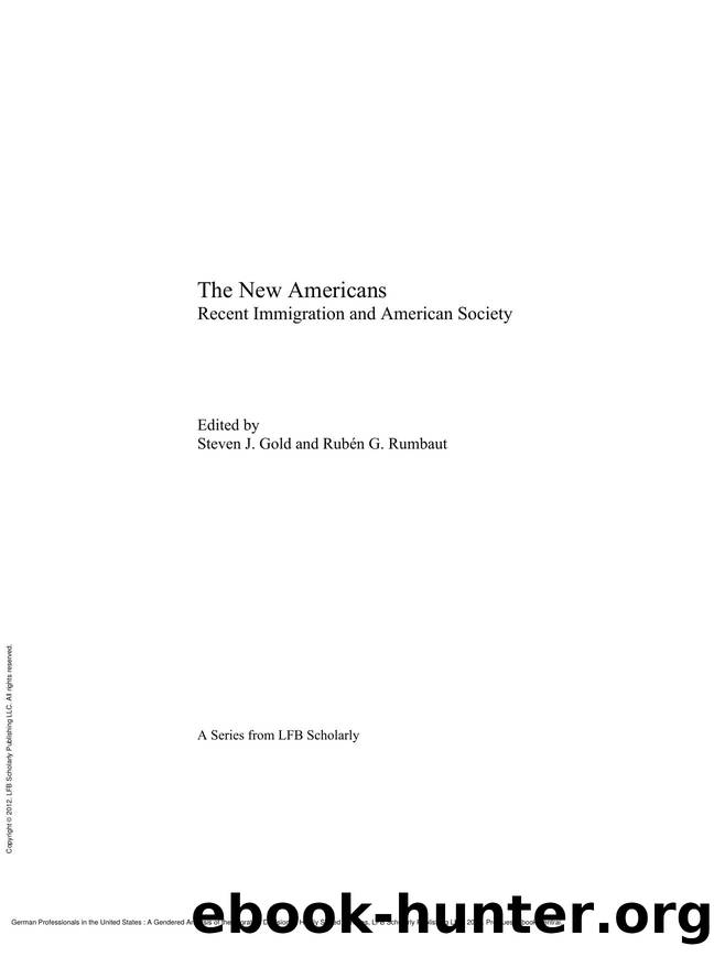 German Professionals in the United States : A Gendered Analysis of the Migration Decision of Highly Skilled Families by Astrid Eich-Krohm