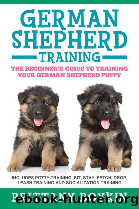 German Shepherd Training: The Beginner's Guide to Training Your German Shepherd Puppy: Includes Potty Training, Sit, Stay, Fetch, Drop, Leash Training and Socialization Training by Brittany Boykin