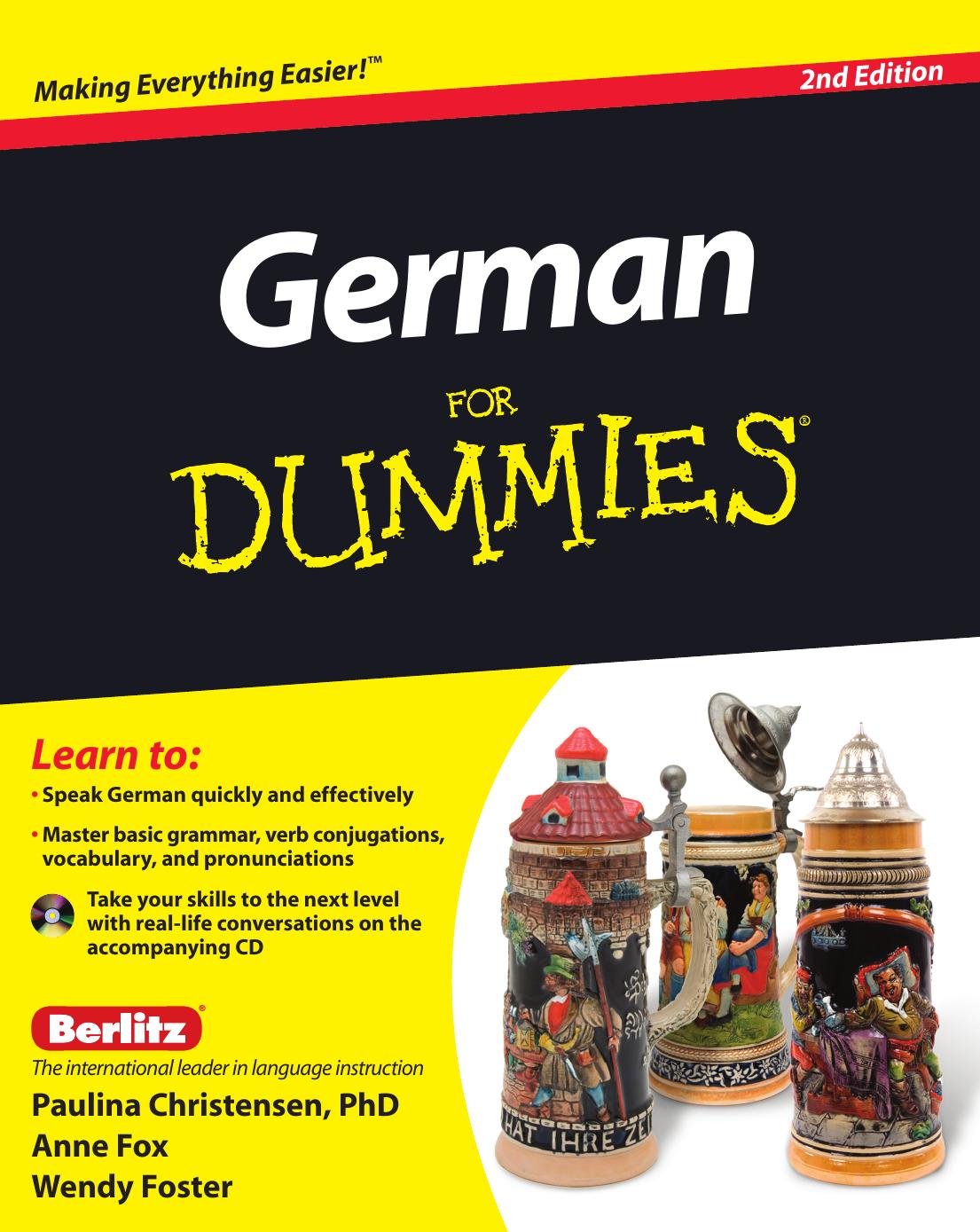 German for dummies by Paulina Christensen; Anne Fox; Wendy Foster