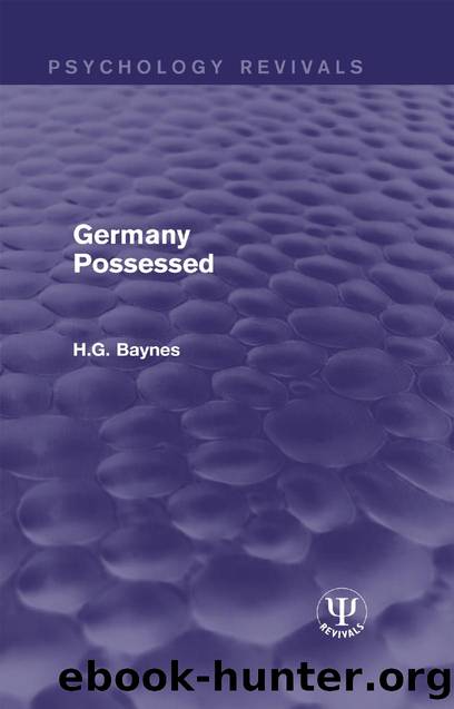 Germany Possessed by H.G. Baynes