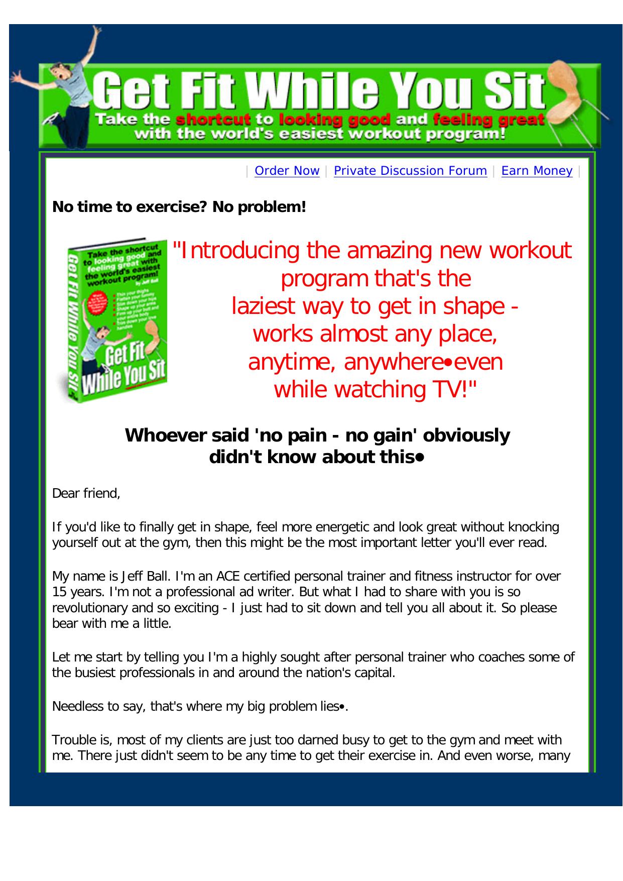 Get Fit While You Sit. by Best of Kuszter's Collection