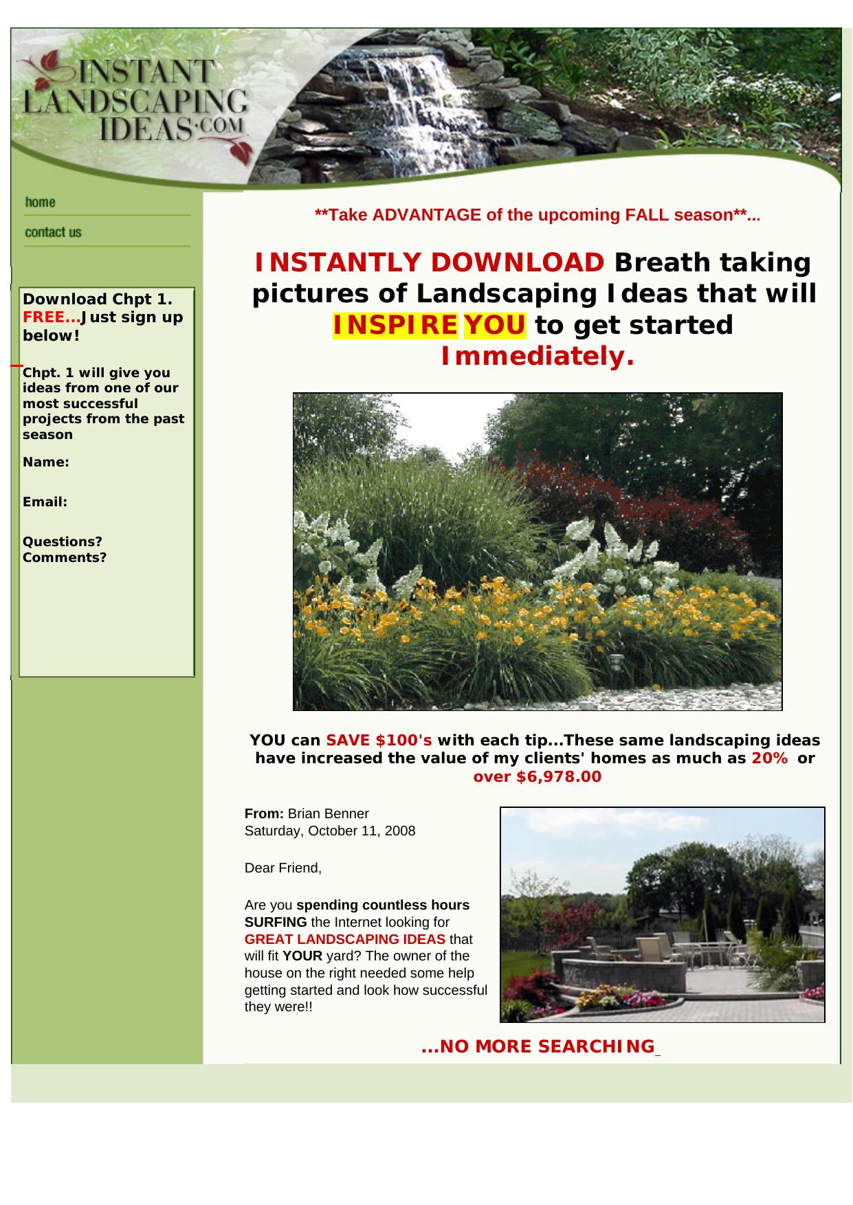 Get Landscaping Ideas & Plans. by Best of Kuszter's Collection