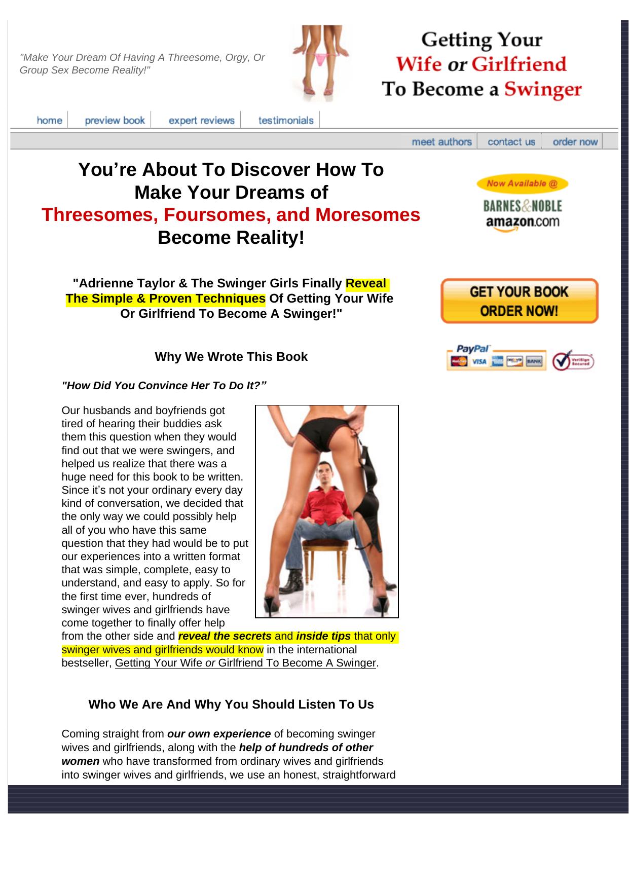 Get Your Wife Or Girlfriend To Become A Swinger - EBook. by Best of Kuszter's Collection