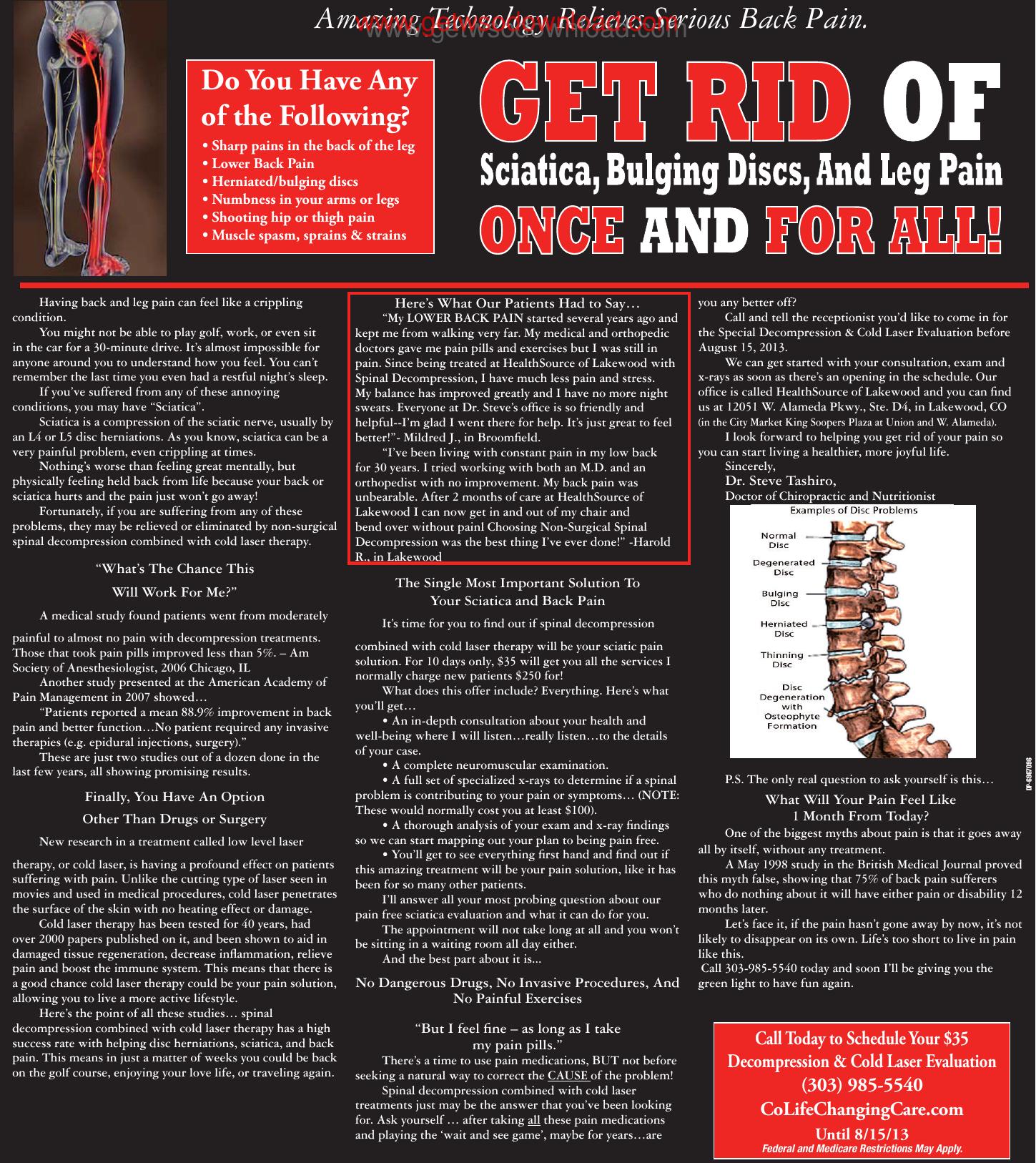Get rid of sciatica by Unknown
