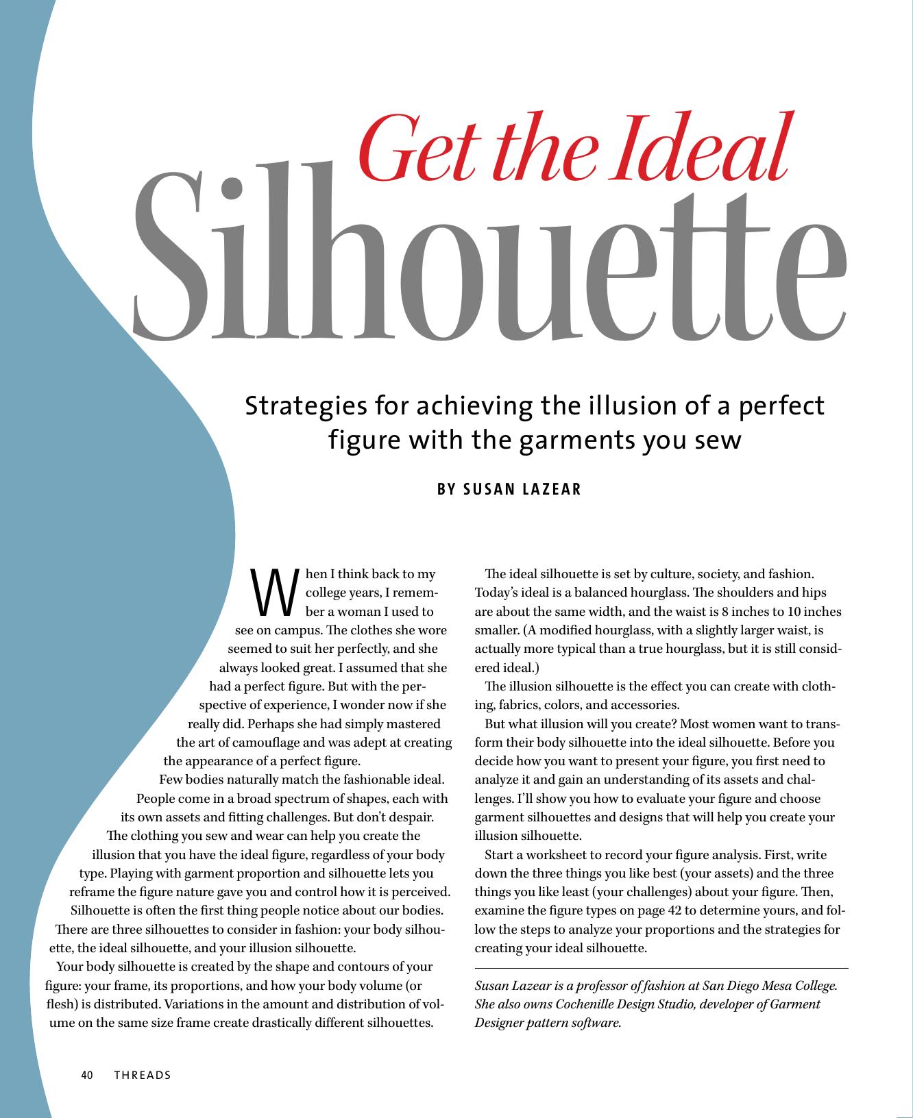 Get the Ideal Silhouette by Self-Evaluation-Worksheet