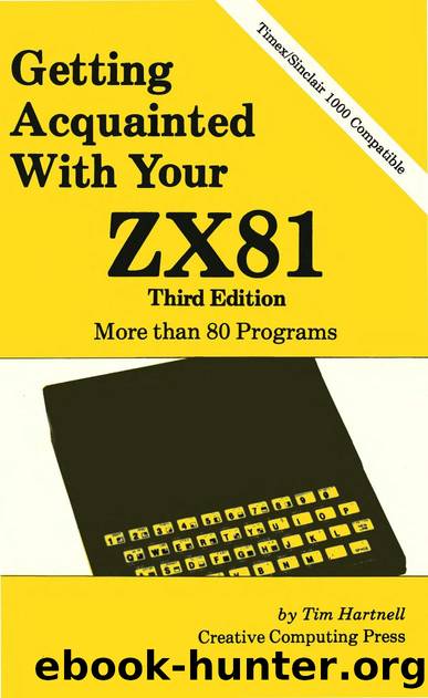 Getting Acquainted With Your ZX81 by Unknown