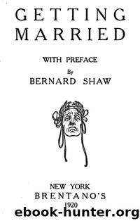 Getting Married by George Bernard Shaw