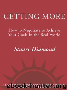 Getting More by Stuart Diamond