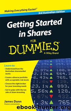 Getting Started in Shares For Dummies Australia by James Dunn