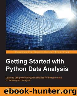 Getting Started with Python Data Analysis by Vo.T.H Phuong & Czygan Martin