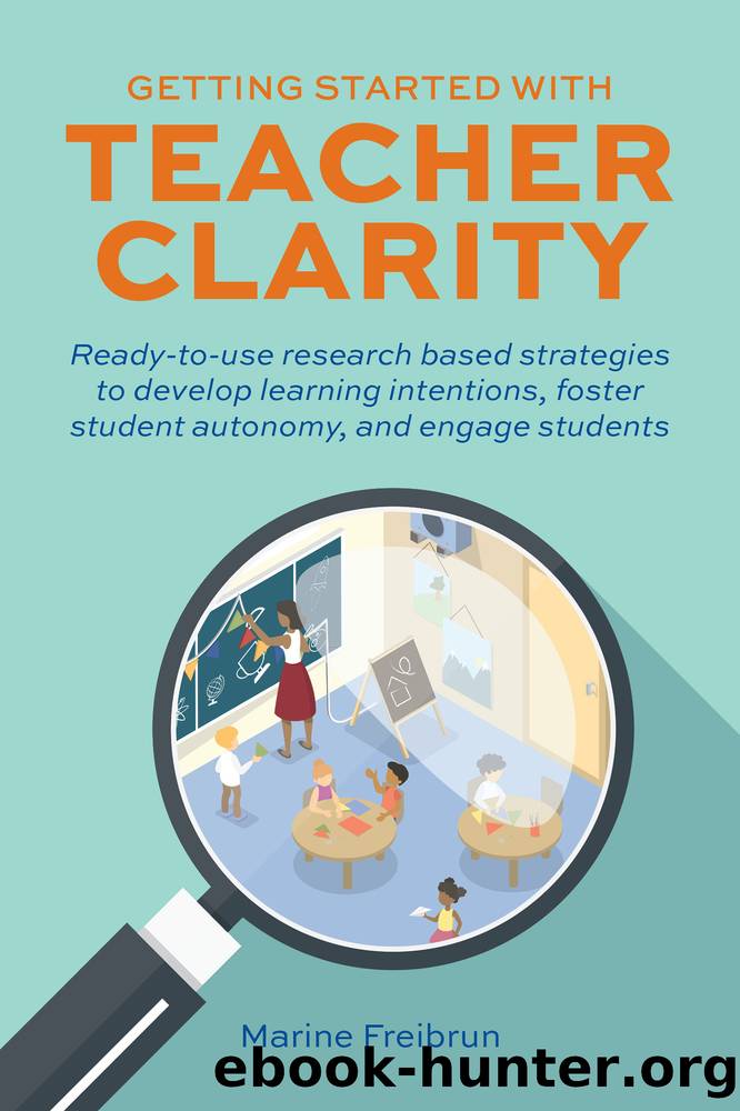 Getting Started with Teacher Clarity by Marine Freibrun