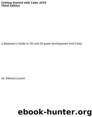 Getting Started with Unity-Third Edition by Packt Publishing