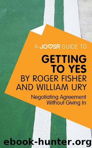 Getting To Yes by Roger Fisher & William Ury